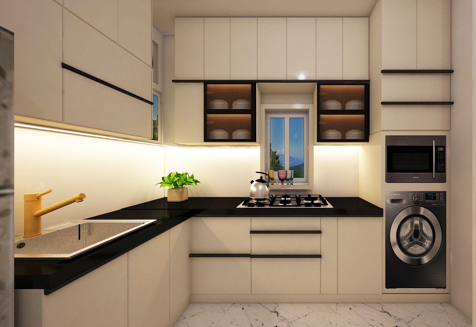 Modern Modular Kitchen